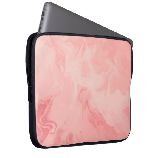 OBERFLÄCHE MIT BLAUEM UND WEISSEM WASSER LAPTOPSCHUTZHÜLLE (Vorne Rechts)