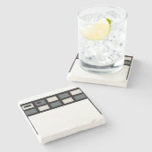 Oberfläche Steinuntersetzer (Seitenansicht)