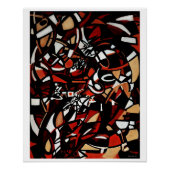 "Oberfläche und Kontext", glänzendes Poster (Vorderseite)