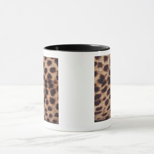 Oberfläche von gepunktetem katzenartigem tasse (Zentrum)