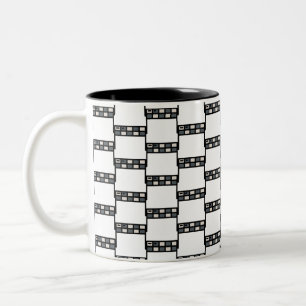 Oberfläche Zweifarbige Tasse