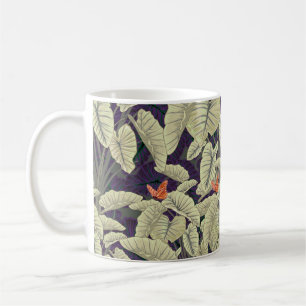 Oberflächenschmetterlingsmuster entworfen Art,Art, Kaffeetasse
