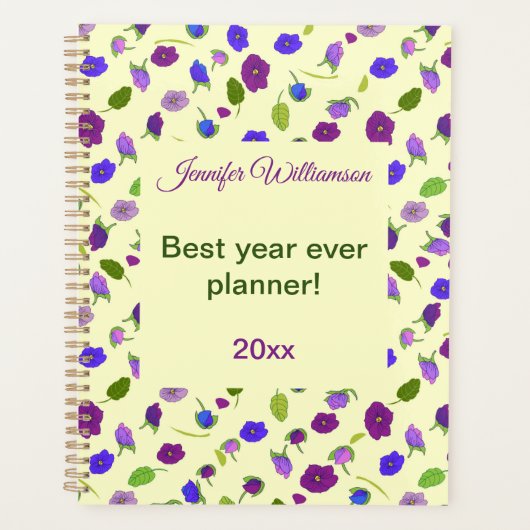 Oberflächenstruktur von Blätter und Violetten Best Planer (Vorderseite)