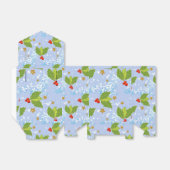 Oberflächenstruktur von Holly Bery und Blätter Geschenkschachtel (Ungefaltet)