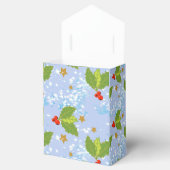 Oberflächenstruktur von Holly Bery und Blätter Geschenkschachtel (Geöffnet)