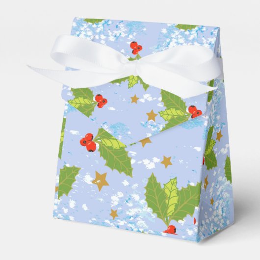 Oberflächenstruktur von Holly Bery und Blätter Geschenkschachtel (Vorderseite)