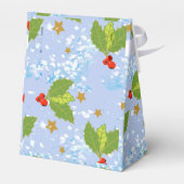 Oberflächenstruktur von Holly Bery und Blätter Geschenkschachtel (Rückseite)