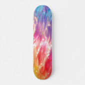 Oberflächenwasser Regenbogenlicht Skateboard (Vorne)