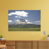 Obergebirge mit Weiden von Rindern Leinwanddruck (Insitu (Wohnzimmer))