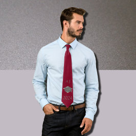 Obergrenze für das Abitur 2025 - mit Monogramm - B Krawatte