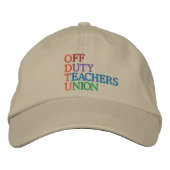 Obergrenze für Fremdsprachenlehrer durch SRF Bestickte Baseballkappe (Vorderseite)