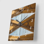 Oberhalb der Anthony Square Wall Clock Quadratische Wanduhr (Winkel)