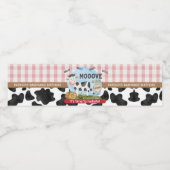 Oberhalb der Thirst Farm Wasserflaschen Etiketten (Einzelnes Label)