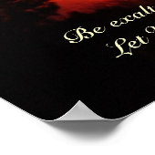 Oberhalb des Erdsonnenplakats Poster (Ecke)