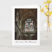 Oberhalb des Kapellaltars - Viel Glück im Ruhestan Karte (Gelbe Blume)