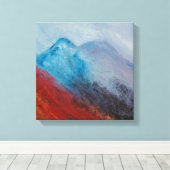 Oberhalb von Achnashellach, schottische Landschaft Leinwanddruck (Insitu (Holzboden))