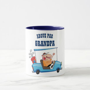 Oberhalb von PAR GRANDPA - Funny Golf Großvater Go Tasse