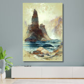 Oberhalb von Tower Falls, Moran, 1872 Leinwanddruck