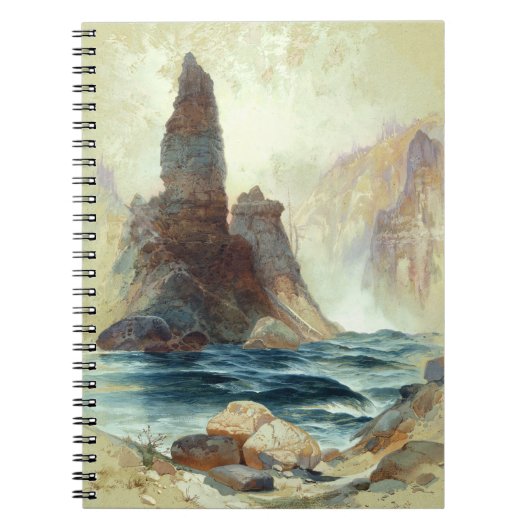Oberhalb von Tower Falls, Moran, 1872 Notizblock (Vorderseite)