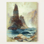Oberhalb von Tower Falls, Moran, 1872 Planer (Rückseite)