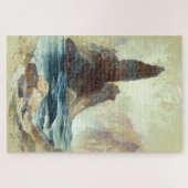 Oberhalb von Tower Falls, Moran, 1872 Puzzle (Horizontal)