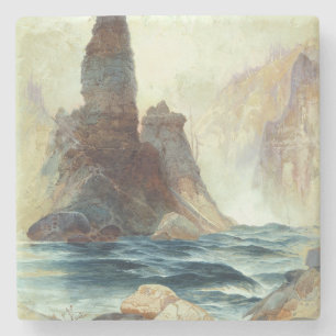 Oberhalb von Tower Falls, Moran, 1872 Steinuntersetzer