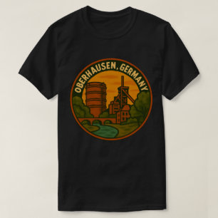 Oberhausen Deutschland Industrielle Kunst T-Shirt