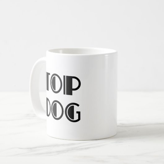 Oberhund Kaffeetasse (Vorderseite Links)