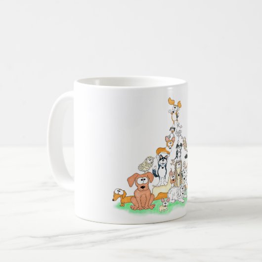 Oberhund Kaffeetasse (Vorderseite Links)