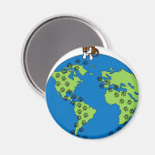 Oberhund Magnet (Vorderseite/Rückseite)