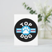 Oberhund Postkarte (Stehend Vorderseite)