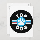 Oberhund Postkarte (Vorne/Hinten)