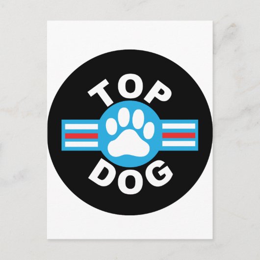 Oberhund Postkarte (Vorderseite)