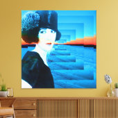 Oberhut mit Schnee Leinwanddruck (Insitu (Wohnzimmer))