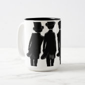 Oberhutmoden Zweifarbige Tasse (Vorderseite Links)