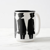 Oberhutmoden Zweifarbige Tasse (VorderseiteRechts)
