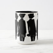 Oberhutmoden Zweifarbige Tasse (Mittel)