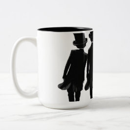 Oberhutmoden Zweifarbige Tasse