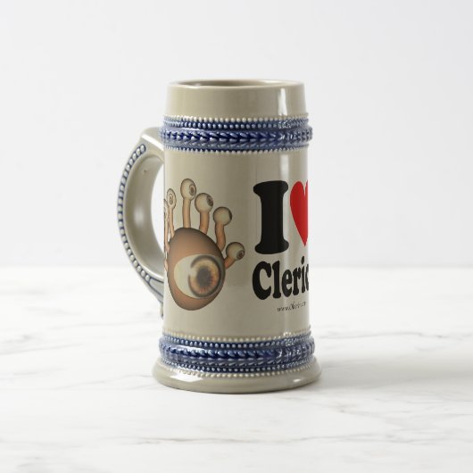 Oberin Bier Stein Bierglas (Vorderseite Links)