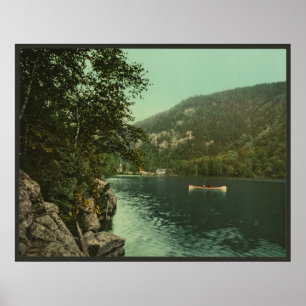Oberkaskadensee, Adirondack Berge Poster
