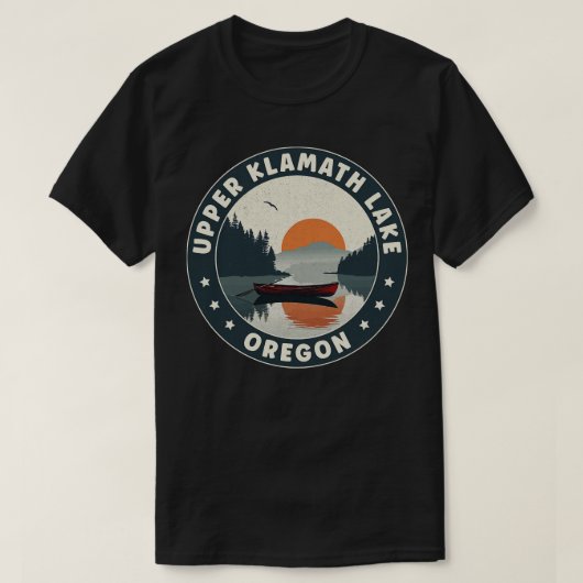 Oberklamath Lake Oregon Sunset T-Shirt (Design vorne)