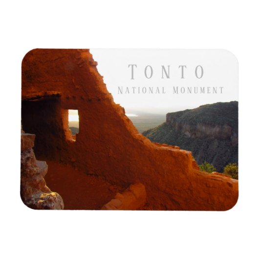 Oberkletterwohnung, Nationaldenkmal Tonto, AZ Magnet (Horizontal)