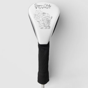 Oberklubs von Wisconsin Golf Headcover