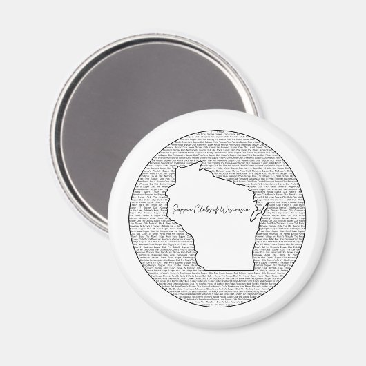 Oberklubs von Wisconsin Magnet (Vorderseite/Rückseite)