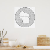 Oberklubs von Wisconsin Poster (Küche)