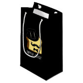 Oberkruste Brötchen Puppe Dark BG Kleine Geschenktüte (Vorderseite Schrägansicht)