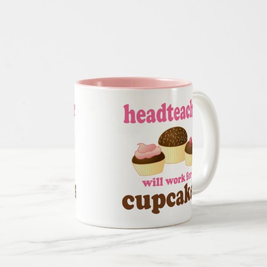 Oberlehrer-(lustiges) Geschenk Zweifarbige Tasse (VorderseiteRechts)