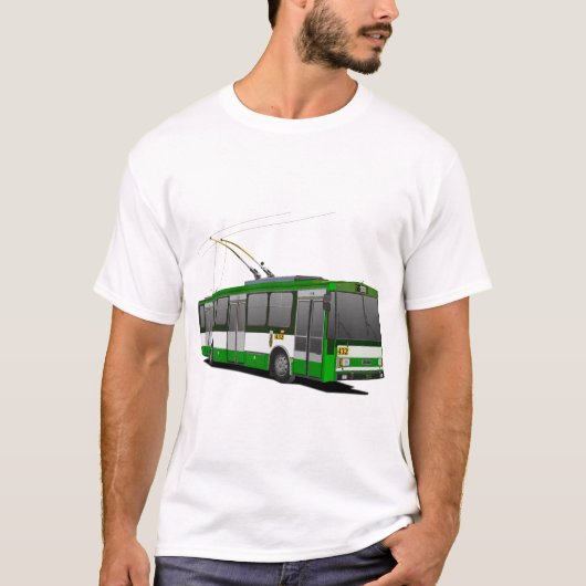 Oberleitungsbus Škoda 14 Tr T-Shirt (Vorderseite)