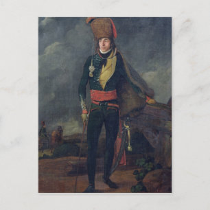 Oberleutnant der 8. Hussars Postkarte