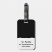 Oberlichter Gepäckanhänger (Rückseite vertikal)